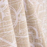 Loneta Geométrica Abstracta Bege - Ribes y Casals