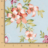 Loneta Floral Romântica Azul Claro - Ribes y Casals