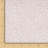 Loneta Floral Clásica Bege - Ribes y Casals