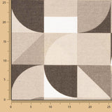 Loneta Geométrica Retro Bege - Ribes y Casals