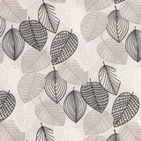 Lona Folhas Geométricas Preto - Ribes y Casals