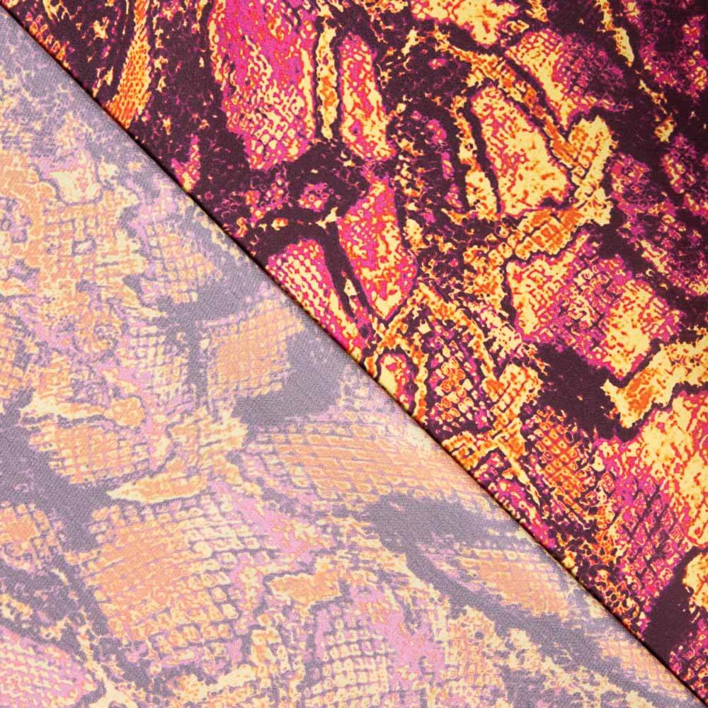 Cetim Estampado Nashik Laranjas - Ribes y Casals