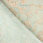 Brocado Lurex Floral Verde Água - Ribes y Casals