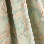 Brocado Lurex Floral Verde Água - Ribes y Casals