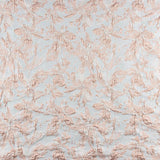 Brocado Lurex Floral Salmão - Ribes y Casals