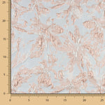 Brocado Lurex Floral Salmão - Ribes y Casals