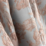 Brocado Lurex Floral Salmão - Ribes y Casals