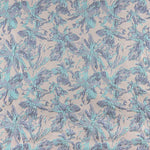 Brocado Lurex Floral Azul - Ribes y Casals