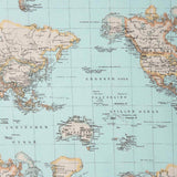 Lona estampada Mapa-múndi Vintage - Ribes y Casals