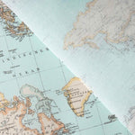 Lona estampada Mapa-múndi Vintage - Ribes y Casals