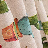 Lona estampada com cactos coloridos - Ribes y Casals