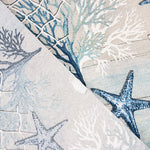 Lona estampada com motivos marinhos - Ribes y Casals