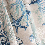Lona estampada com motivos marinhos - Ribes y Casals