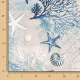 Lona estampada com motivos marinhos - Ribes y Casals