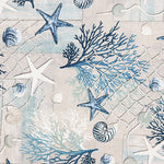 Lona estampada com motivos marinhos - Ribes y Casals