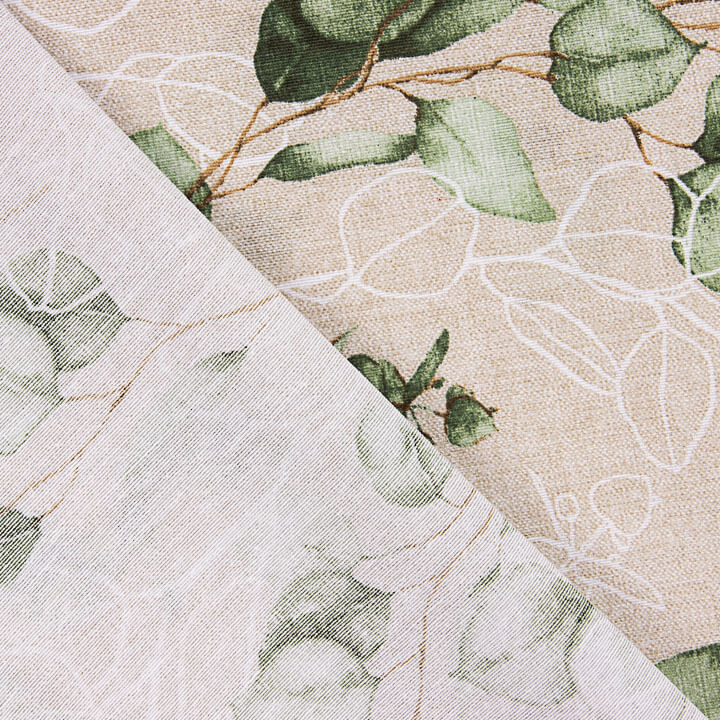 Lona estampada com folhas de eucalipto - Ribes y Casals