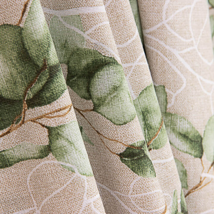 Lona estampada com folhas de eucalipto - Ribes y Casals