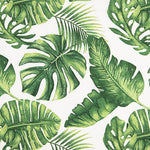 Lona estampada com folhas tropicais - Ribes y Casals