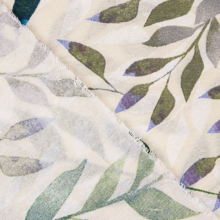Lona estampada com folhas de oliveira - Ribes y Casals