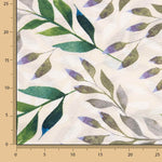 Lona estampada com folhas de oliveira - Ribes y Casals