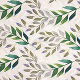 Lona estampada com folhas de oliveira - Ribes y Casals