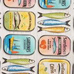 Toalhas de Mesa Latas de Sardinhas Vintage - Ribes y Casals