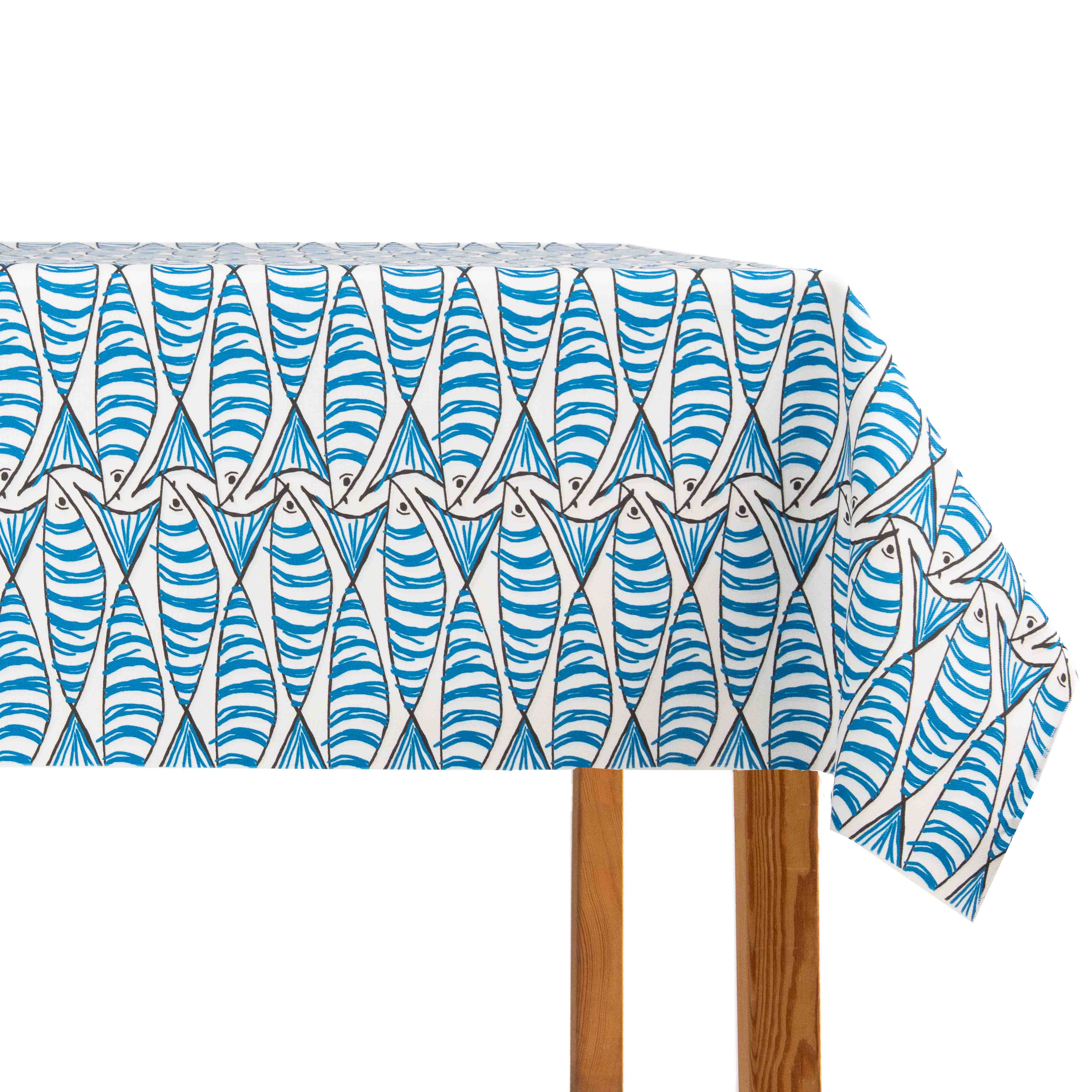 Toalhas de Mesa Peixes Azul Intenso - Ribes y Casals