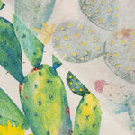 Lona estampada Cactus Aquarela - Ribes y Casals