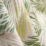 Lona estampada com folhas de palmeira tropical - Ribes y Casals