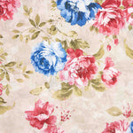 Lona estampada floral Provenza azul - Ribes y Casals
