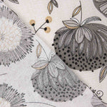 Lona estampada com flores nórdicas - Ribes y Casals