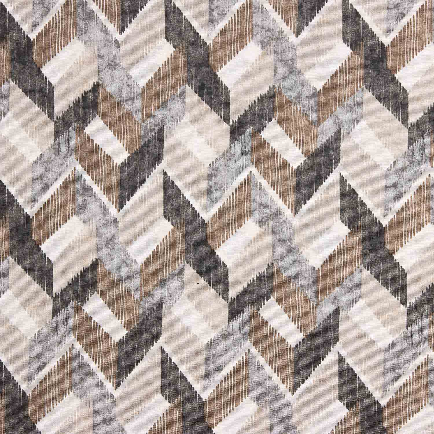 Lona estampada com padrão geométrico abstrato - Ribes y Casals