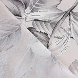Lona estampada com flores elegantes cinzentas - Ribes y Casals