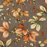 Lona estampada com folhas de outono - Ribes y Casals