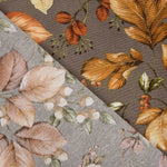 Lona estampada com folhas de outono - Ribes y Casals