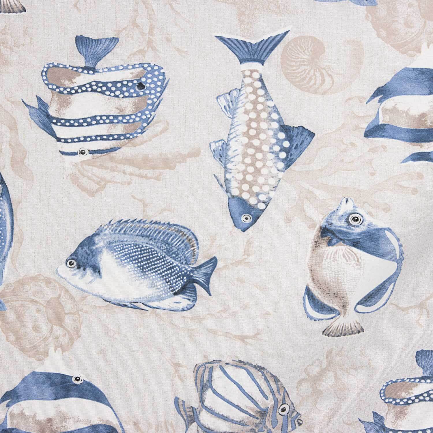 Lona estampada com peixes marinhos - Ribes y Casals