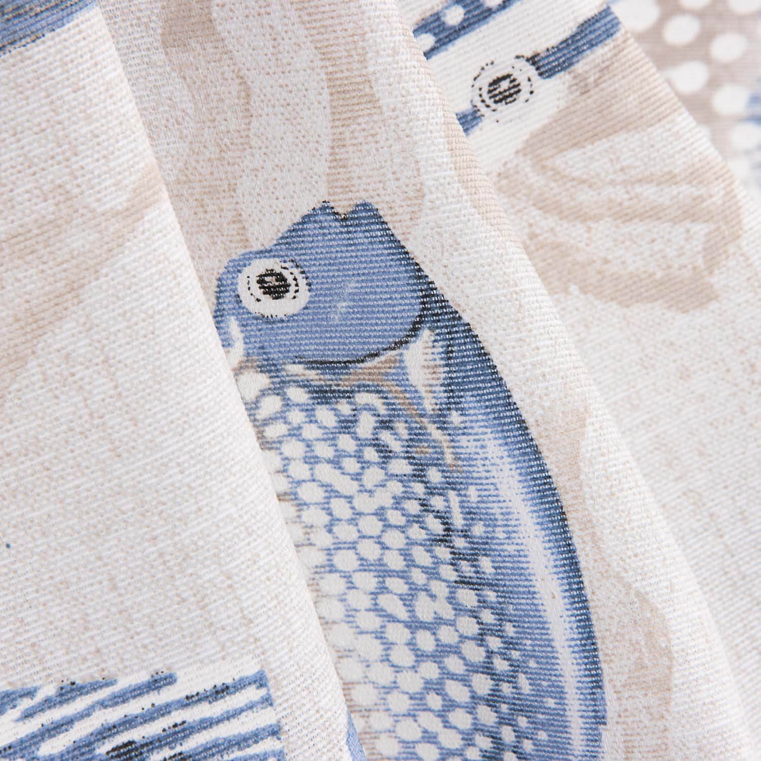 Lona estampada com peixes marinhos - Ribes y Casals