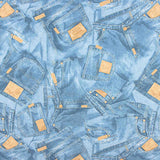 Lona estampada jeans denim - Ribes y Casals