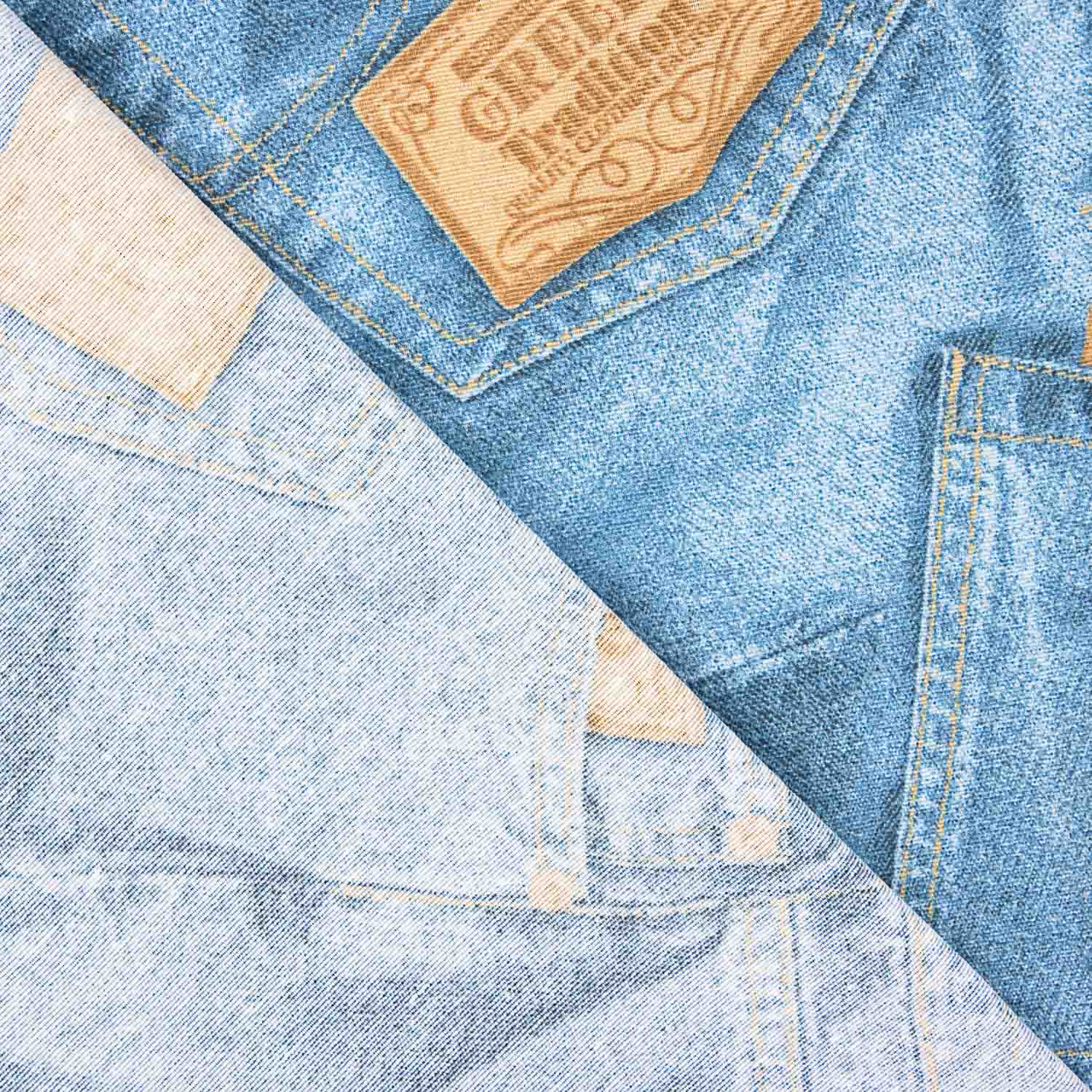 Lona estampada jeans denim - Ribes y Casals