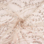 Strass Tule Nude Strass Prateado - Ribes y Casals