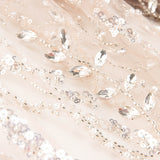 Strass Tule Nude Strass Prateado - Ribes y Casals
