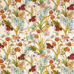Retalho de viscose estampado com delicadas flores botânicas - Várias medidas x largura de 140 cm - Ribes y Casals