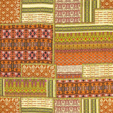 Viscose estampada étnica patchwork nómada - Ribes y Casals