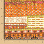Viscose estampada étnica patchwork nómada - Ribes y Casals
