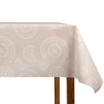 Toalha de Mesa Resinada Mandalas Bege - Ribes y Casals