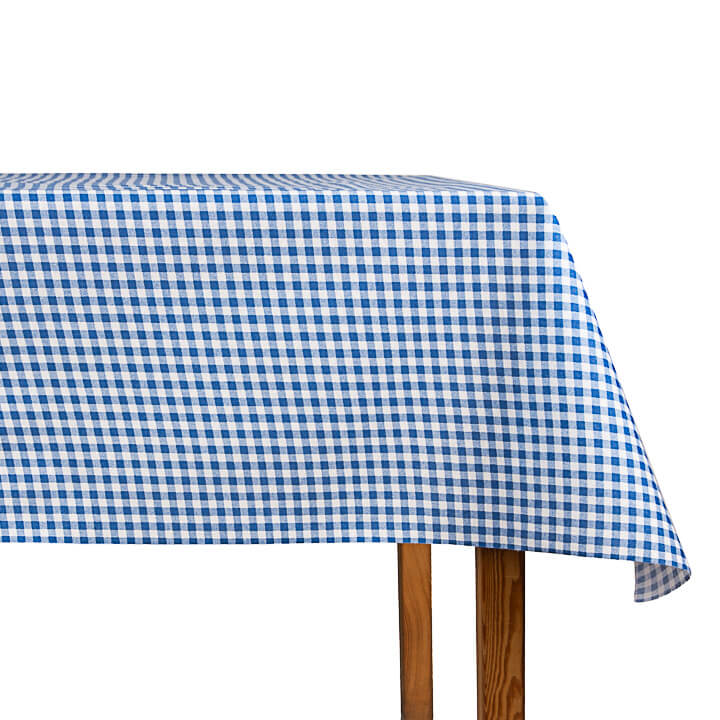 Toalha de Mesa Resinada Vichy Azul - Ribes y Casals