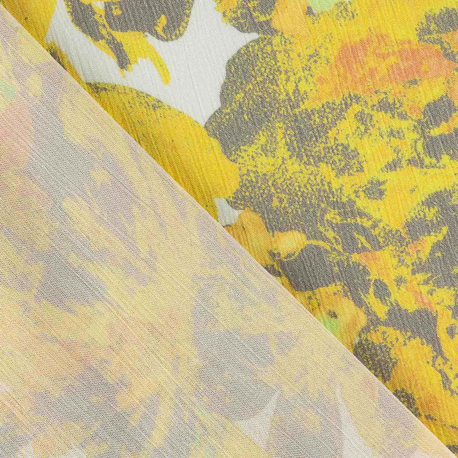 Viscose Bambula Estampada Flores Sol - Ribes y Casals