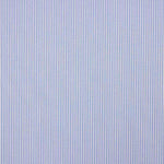 Camisa de algodão às riscas azul e branco - Ribes y Casals