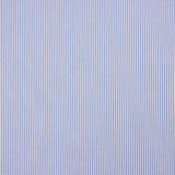 Camisa de algodão às riscas azul e branco - Ribes y Casals