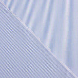 Camisa de algodão às riscas azul e branco - Ribes y Casals